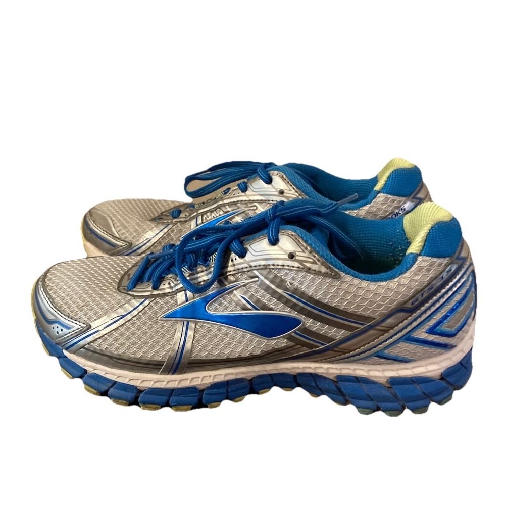 BROOKS Adrenaline GTS 15 US Women's Size 10D Wide 1201741D179 Blue Silver